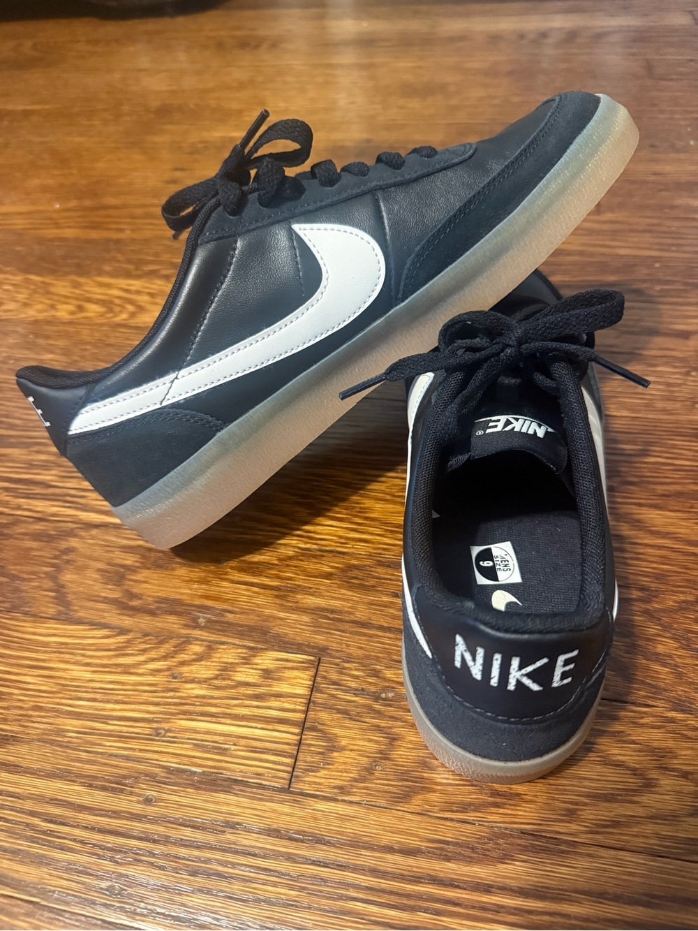 Nike Killshot 2 Leather Men’s Sneakers Black/White w/Gum Sole US 9 432997-070